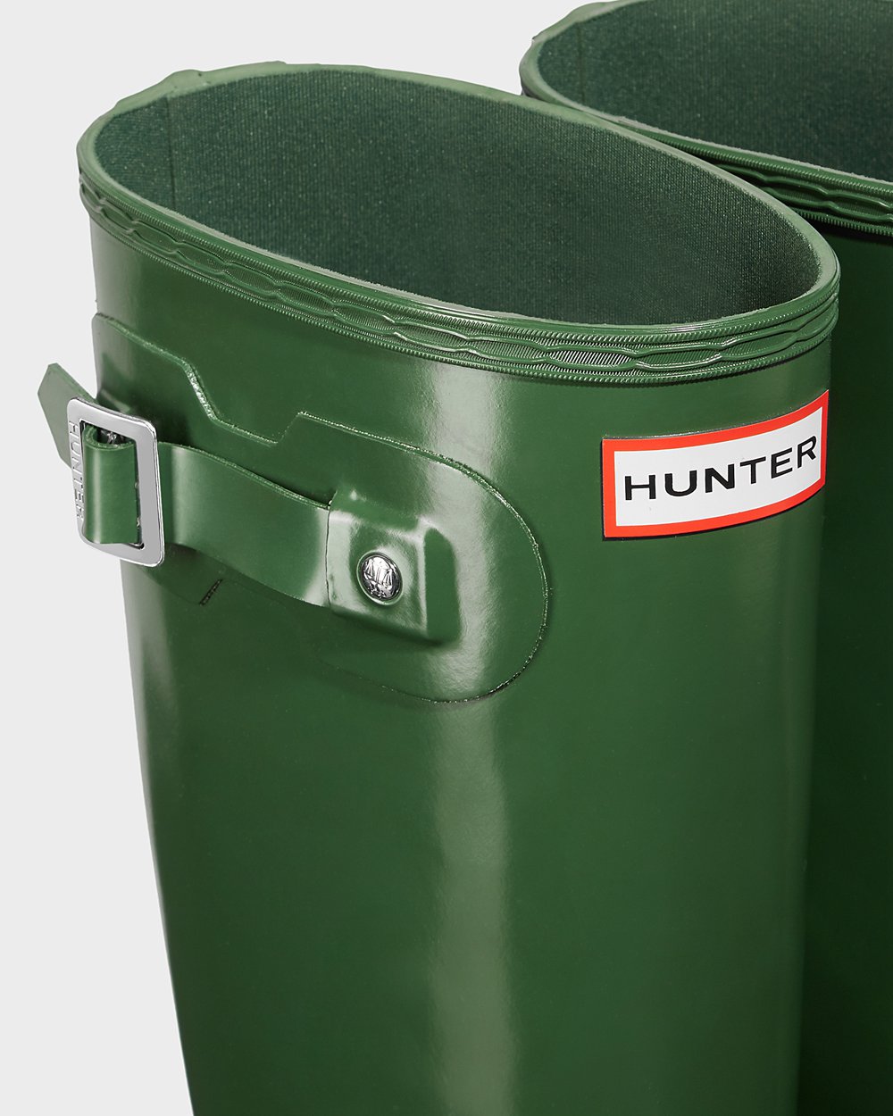 Botas de Lluvia Altas Hunter Mujer - Original Gloss - Verdes - MJOERYD-03